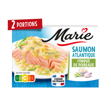 Saumon Fondue de Poireaux MARIE 400g