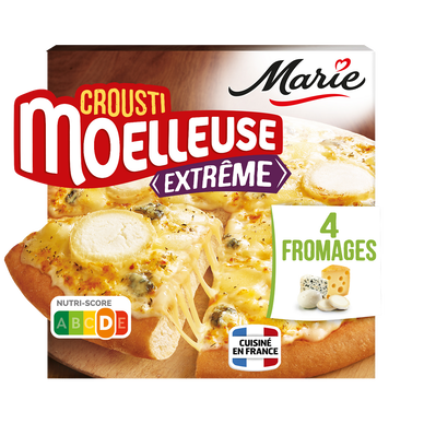 Pizza Crousti Moelleuse 4 Fromages MARIE 510g
