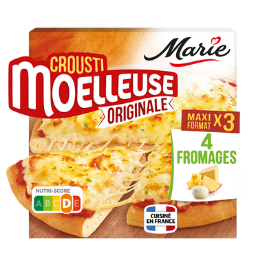 Pizza Crousti Moelleuse 4 Fromages MARIE 3x390g
