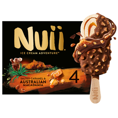 Bâtonnets glacés NUII australian macadamia X4 272g
