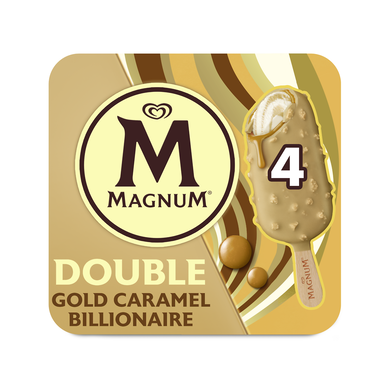 Bâtonnets glacés MAGNUM double billionnaire 4x71g