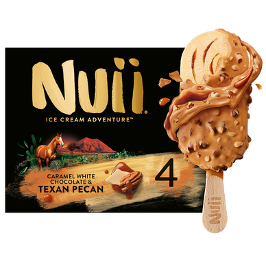 Bâtonnets glacés NUII texan pécan x4 264g