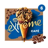 Cônes glacés café EXTREME x6 426g