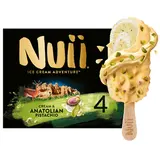Bâtonnets glacés Pistache d'Anatolie et crème NUII x4 284g