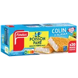 Panés de colin d'Alaska FINDUS, x20 unités- 1kg
