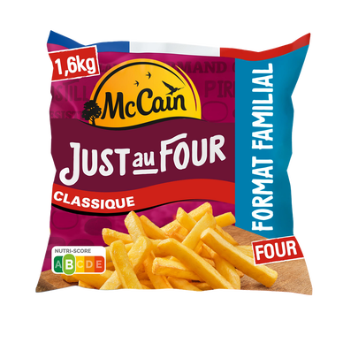 Frites classique just au four MC CAIN 1,6kg