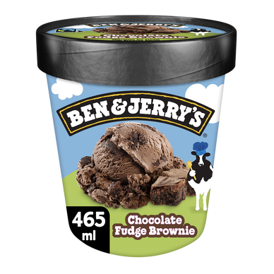 Crème glacée pot chocolat fudge brownie BEN & JERRY'S 408G