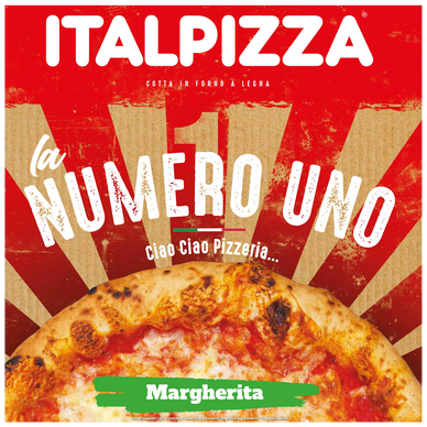 Pizza numero uno margherita ITALPIZZA 410g