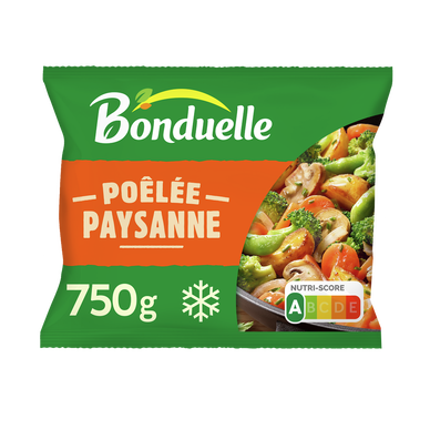 Poêlée la paysanne brocoli, carotte, pois BONDUELLE 750g