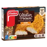 Filets panés colin FINDUS, 2x125g