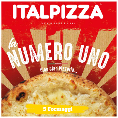 Pizza numero uno 5 fromages ITALPIZZA 410gr