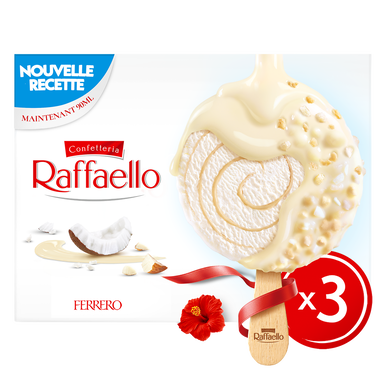 Bâtonnets glacés RAFFAELLO x3