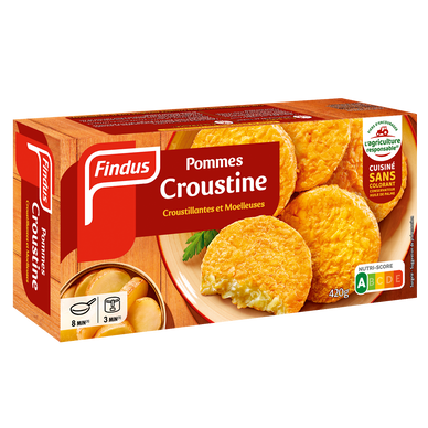 Pommes de terre croustine FINDUS, 420g