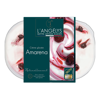 Crème glacée Amarena L'ANGELYS 500G/750ml