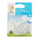 Tetine x2 silicone bout physio t1