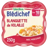 BLEDINA BLEDICHEF - Plat bébé du midi Blanquette de volaille, dès 18 mois - 250g - Repas bébé