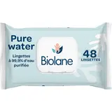 Lingettes 99,9% d'eau BIOLANE x48