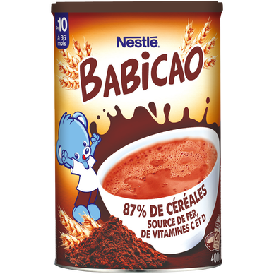 NESTLE BABICAO - Céréales BABICAO Cacao, dès 12 mois - 400g