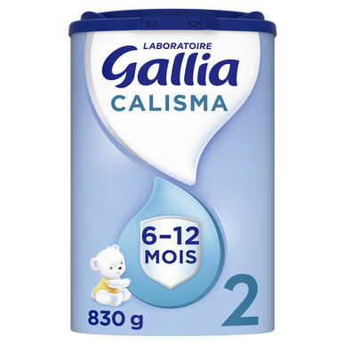 GALLIA CALISMA - Lait en poudre bébé 2ème âge, de 6 à 12 mois - 830g