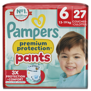 Culottes PAMPERS prémium protection T6 X27