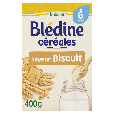 BLEDINA BLEDINE - Céréales saveur Biscuit, de 6 à 12 mois - 400g