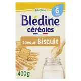 BLEDINA BLEDINE - Céréales saveur Biscuit, de 6 à 12 mois - 400g
