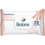 Lingettes au lait de toilette, x72
