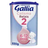 GALLIA CALISMA RELAIS - Lait en poudre bébé 2ème âge, de 6 à 12 mois -830g