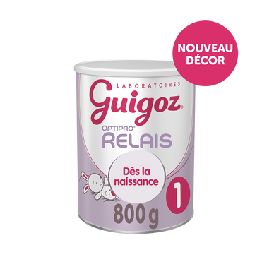 GUIGOZ OPTIPRO - Lait infantile en poudre 1er âge, de 0 à 6 mois - 800g