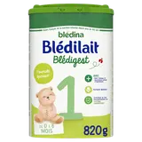 BLEDINA BLEDILAIT - Blédilait Blédigest, de 0 à 6 mois - 820g