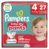 Couches PAMPERS baby dry T4 x27