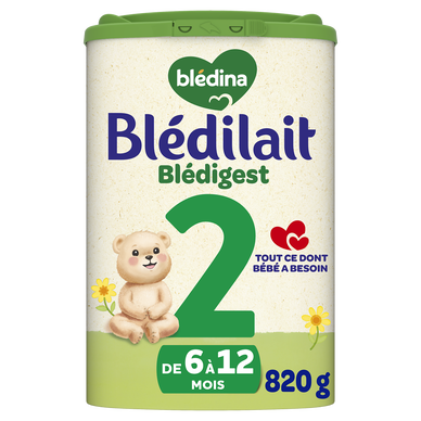 BLEDINA BLEDILAIT - Blédilait Blédigest, de 6 à 12 mois - 820g