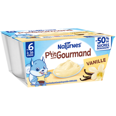 P'tit gourmand Vanille NATURNES 4x100g