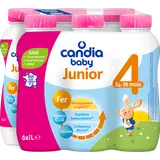 CANDIA BABY - Lait bébé Junior 4ème âge, de 24 à 36 mois - 6x 1L