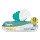 Lingettes PAMPERS Aqua Soft Touch 1 paquet de 48 lingettes