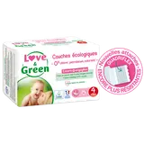 Couches LOVE&GREEN hypoallergéniques T4 x46