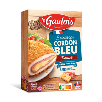 Cordon bleu de poulet, LE GAULOIS, 2 pièces, 200g