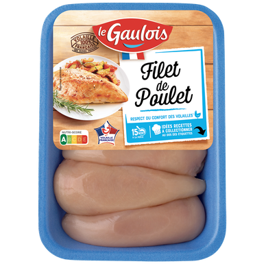 Filet de poulet blanc, LE GAULOIS, France, barquette, 720g