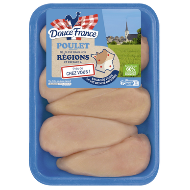 Filet poulet blanc, Douce France, France, Barquette, 720g