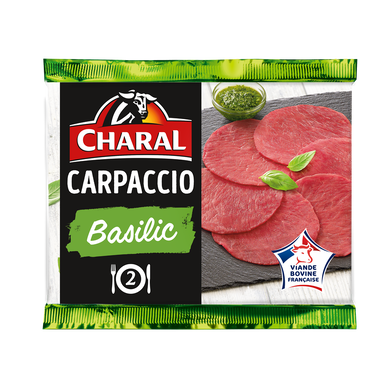 Carpaccio et sa marinade au basilic CHARAL - 230g