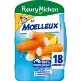 Bâtonnets de surimi Le Moelleux FLEURY MICHON x18 - 270g