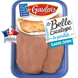 La belle escalope de poulet sans OGM, LE GAULOIS, France, 2 pièces,