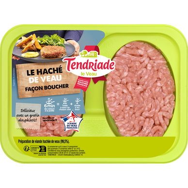 Haché de veau façon bouchère, TENDRIADE, 2 pièces, 200g