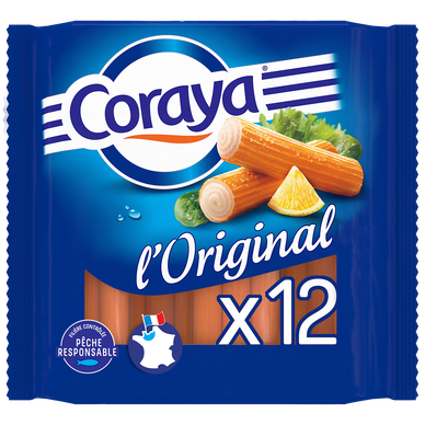 Bâtonnets de surimi L'Original CORAYA x12 - 180g