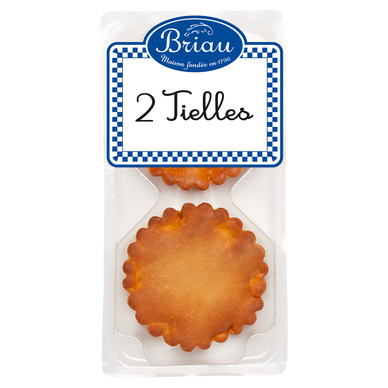Tielles Sétoises, transformé France, 2 pièces, barquette de 300g