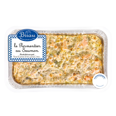 Parmentier au saumon, transformé en France, barquette 750g