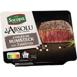 Pavé de boeuf aux 3 poivres, SOCOPA, 2 pièces, 240g