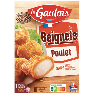 Beignet de poulet, LE GAULOIS, 10 pièces, 200g