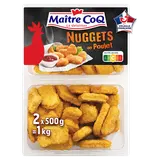 Nuggets de poulet, MAITRE COQ, France, barquette 1kg
