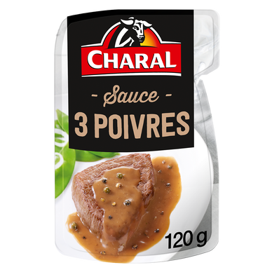 Sauce 3 poivres CHARAL - 120g